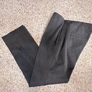 Talbots Gray Bi -Stretch Straight Leg Pants Classic Tailored Style size 6P